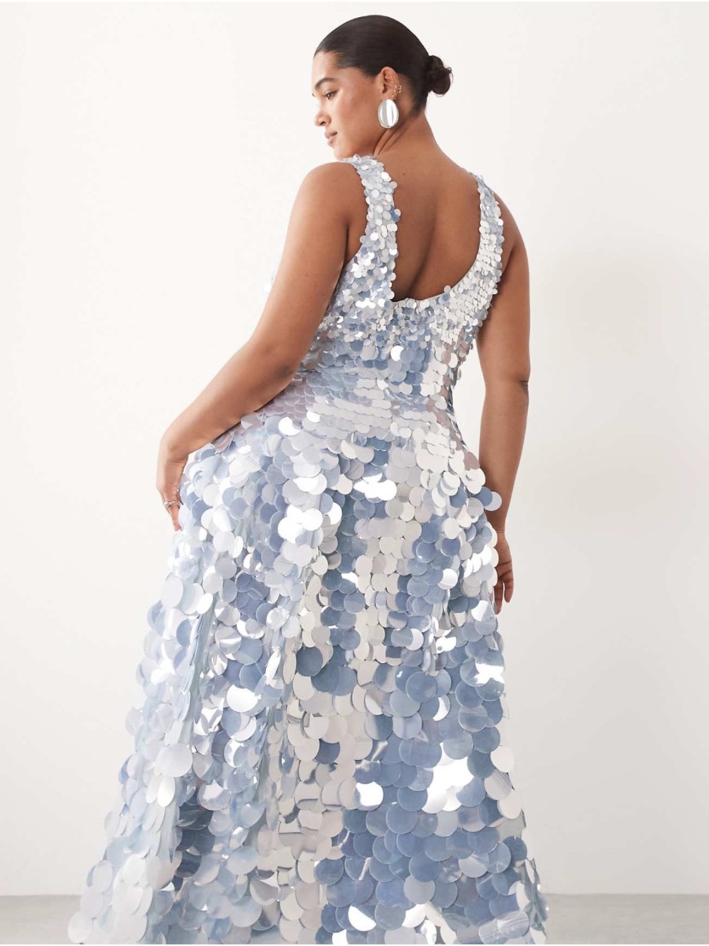 ASOS Arrange dress - ice blue - Picture 3 of 12